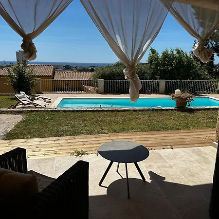 Ferienhaus Horizons - Maison Familiale Vue Avec Piscine 15mn A Pieds De La